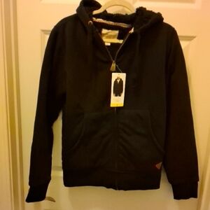 Men's Classic Black Zip-Up Sweater
